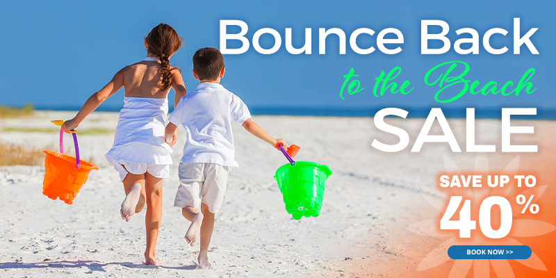 Bounce back at the beach sale.